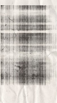 Distressed xerox photocopy texture with vertical ink streaks and paper grain on a white background