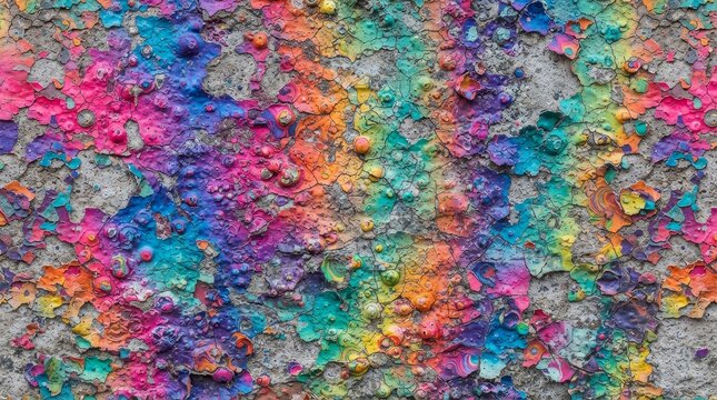 Colorful abstract graffiti paint texture background