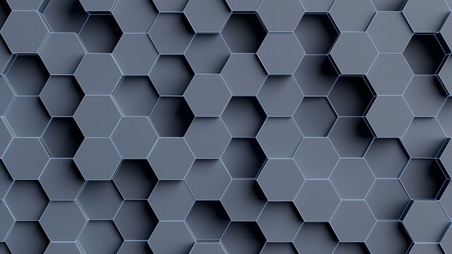 Geometric Hexagonal Pattern