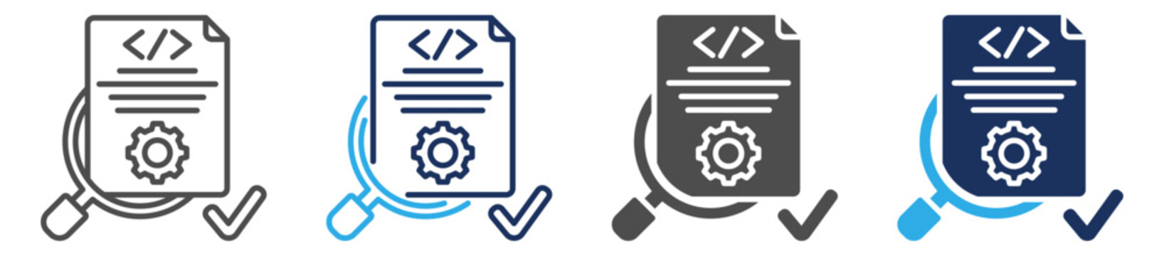 parser icon set multi concept