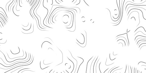 Abstract topographic map lines pattern vector background design with contour lines elevation lines geographic map © MD.HUZZATULLAHISLAM