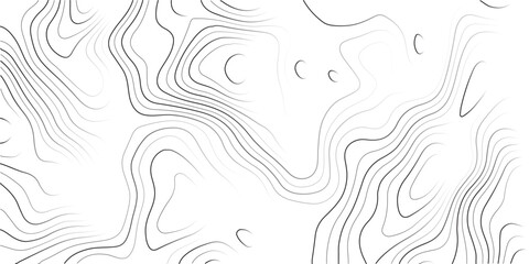 Abstract topographic map lines pattern vector background design with contour lines elevation lines geographic map © MD.HUZZATULLAHISLAM