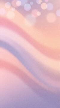 Aesthetic pastel gradient phone wallpaper with soft bokeh and grain texture