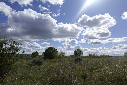Paisaje con nubes