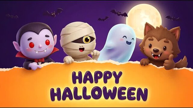 happy halloween background 