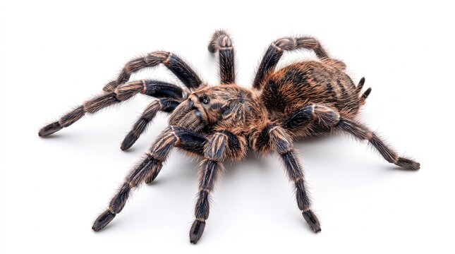 tarantula, spider, hairy spider, tarantula isolated, tarantula on white background, tarantula png, tarantula image, tarantula picture, arachnid, large spider, exotic spider, wildlife, nature, crawling