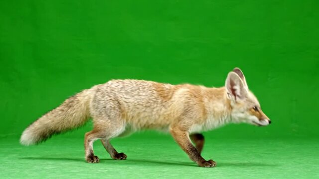 Fennec Fox Listening With Oversized Ears Then Darting Quickly Forward Wildlife Wildlife Wildlife