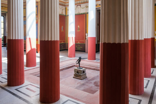 casa romana antiga pomp&eacute;ia reconstru&ccedil;&atilde;o italia decora&ccedil;&atilde;o interior romanos