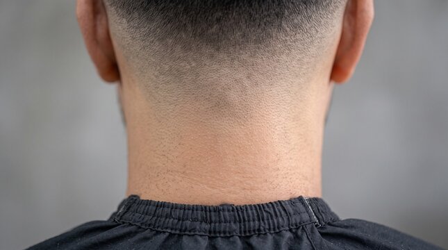 man with neck pain