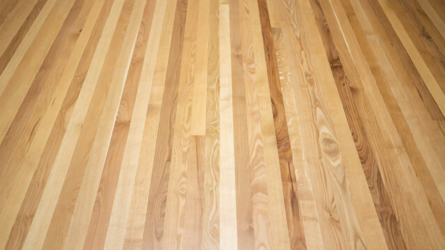 Striped natural wood texture flooring background
