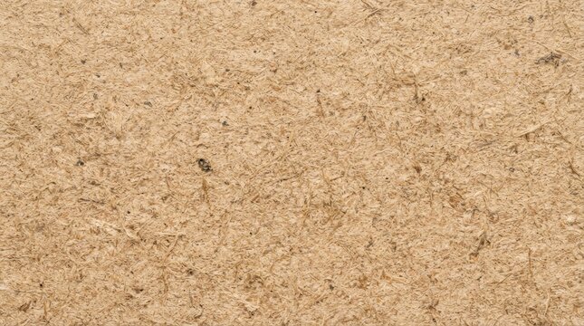 Close up texture of brown particle board with natural wood grain