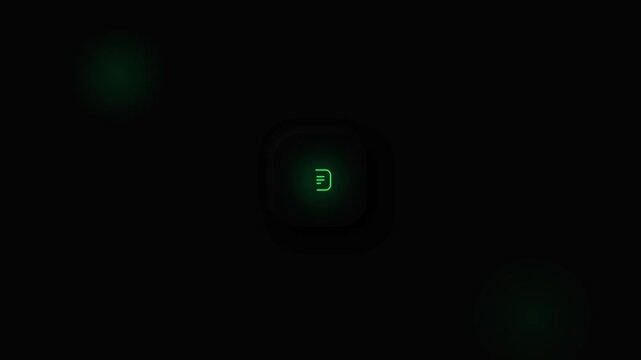 AI Knowledge Upload Animated Concept with Text and Artificial Intelligence Motion