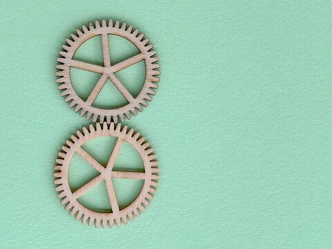 Interlocking Gears Business Process and Collaboration Concept