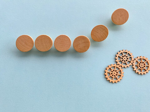 Progressive Growth and Business Success Concept