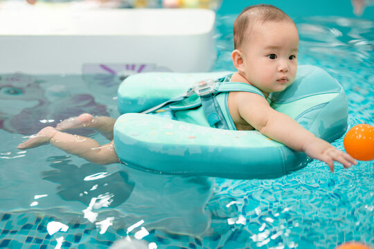 Baby Swimming With Float Ring