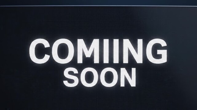 Text appears with cinematic motion effect against a dark background during title sequence