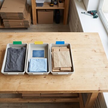 Small Business Return Sorting Station
