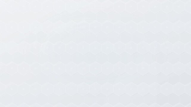 Seamless Hexagon Pattern Background with Subtle Cyan Glow