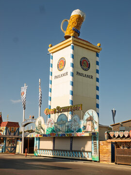 Atmosphere before Oktoberfest Opening in Munich