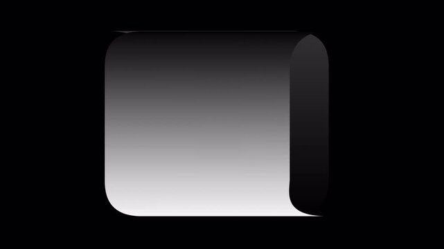 Abstract minimalist grey gradient background with rounded rectangular frame.