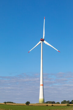 wind generator in rural landscape