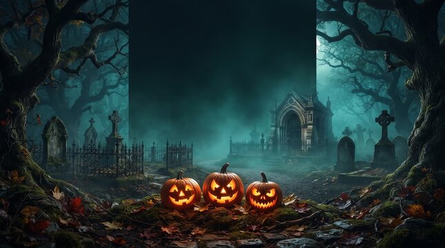 Jack-o-lanterns Victorian Cem