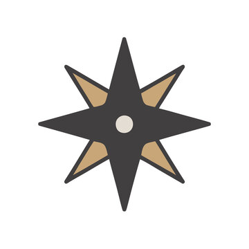 Eight pointed star symbol