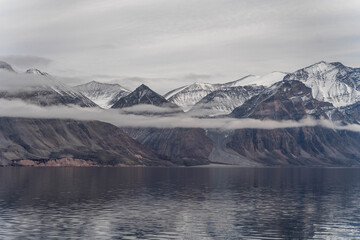 Arctic landscapes of Scoresby sund in East Greenland © Michael