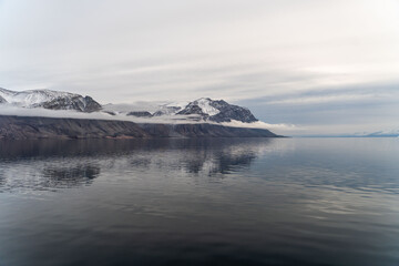 Arctic landscapes of Scoresby sund in East Greenland © Michael