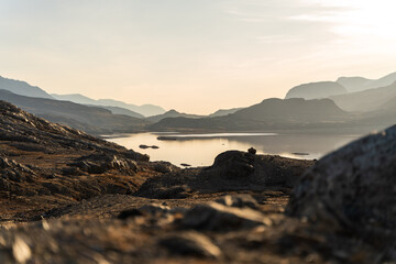Landscapes of East Greenland's Fjords in summer © Michael