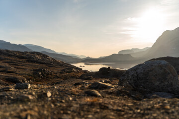 Landscapes of East Greenland's Fjords in summer © Michael