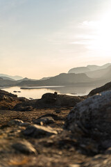 Landscapes of East Greenland's Fjords in summer © Michael