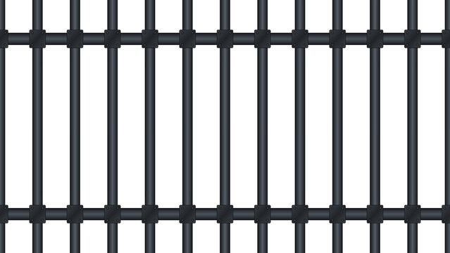 Metal prison cell bars pattern