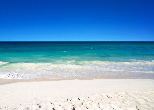 beautiful beach and tropical sea