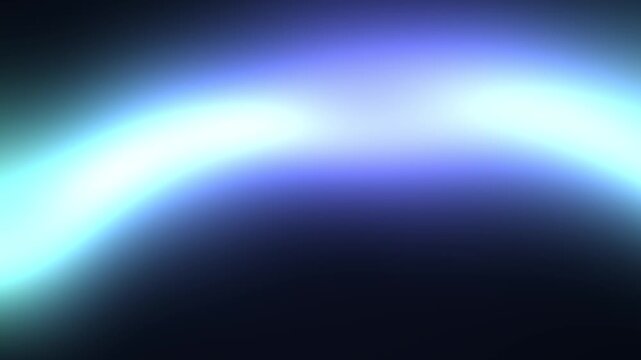 Abstract glowing cyan and blue neon gradient wave undulating on dark background seamless loop animation