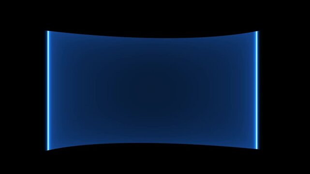 HUD Square Frames ,HUD GUI futuristic element Sci-fi concept design. Callouts title. Modern banner, frame of lower third. Neon hologram screen. HUD horizontal Square Frames Abstract blue neon 