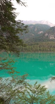  Fantastic landscape on lake Tovel 