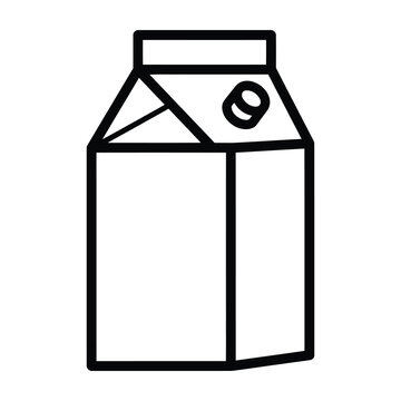 Carton of milk beverage container packaging