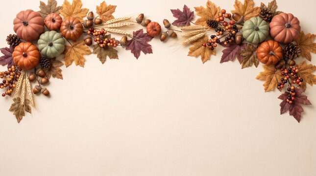 autumn leaves border