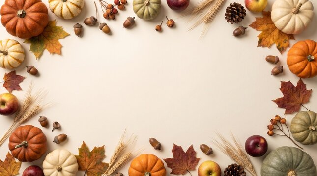 autumn leaves border