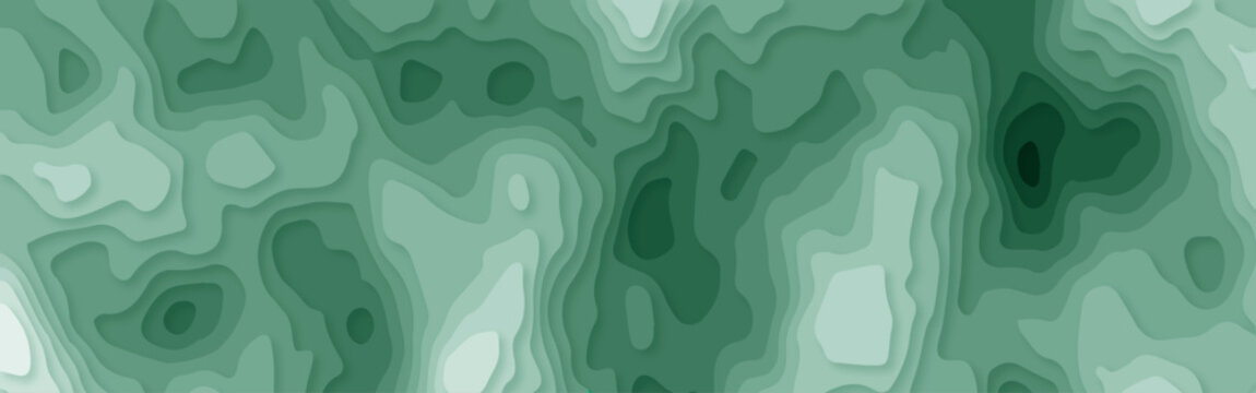 Green Topographic Map Background with Organic Elevation Layers, Flowing Terrain Shapes and Dimensional Depth.
Modern Green Contour Background with Layered Terrain Patterns, Soft Shadows.