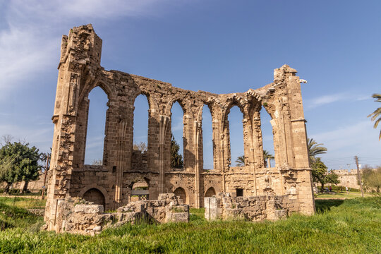 Church of Saint George of Latins ruins in Famagusta (Gazimagusa), Northern Cyprus