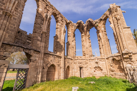 Church of Saint George of Latins ruins in Famagusta (Gazimagusa), Northern Cyprus