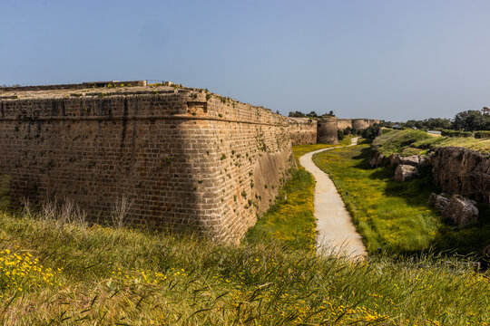 City walls of Famagusta (Gazimagusa), Northern Cyprus