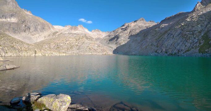  Vedretta Glacier Lake, a natural wonder.