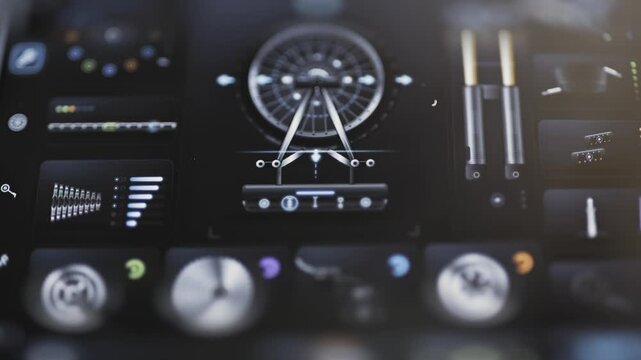 Wheel alignment dashboard visualizes hub and suspension geometry