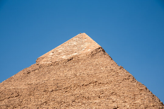 Incre&iacute;bles postales de las Pir&aacute;mides y la Gran Esfinge de Giza, Egipto, una de las siete maravillas del mundo.