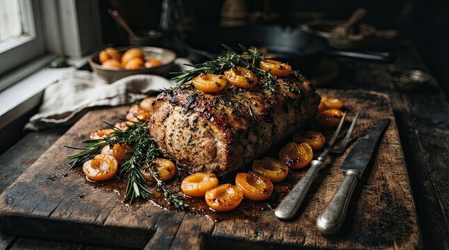 A warm and inviting thanksgiving feast roasted root vegetables and seasonal delights