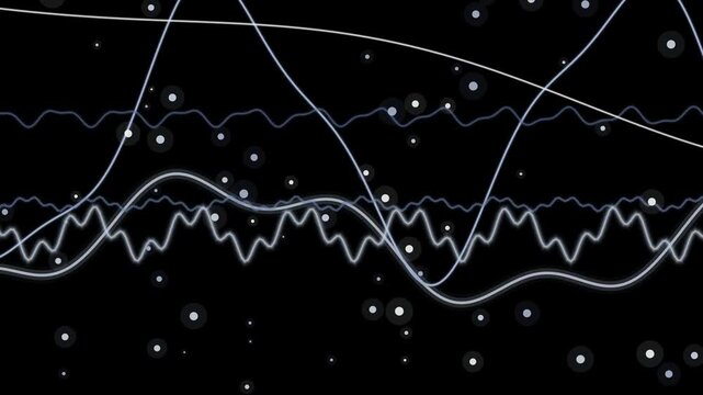 Bright white frequency waves and particles in dark digital space