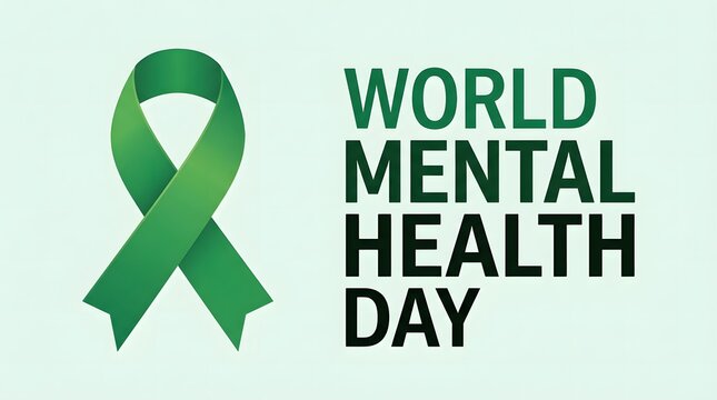 Raising awareness for world mental health day promoting wellbeing and reducing stigma globally